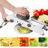 Mandoline Gemüseschneider – Professionelle Reibe mit Einstellbare 304 Edelstahl Klingen